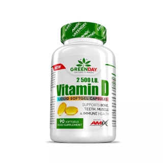 Vitamin D 2500 I.U. 90 cps - Amix Nutrition